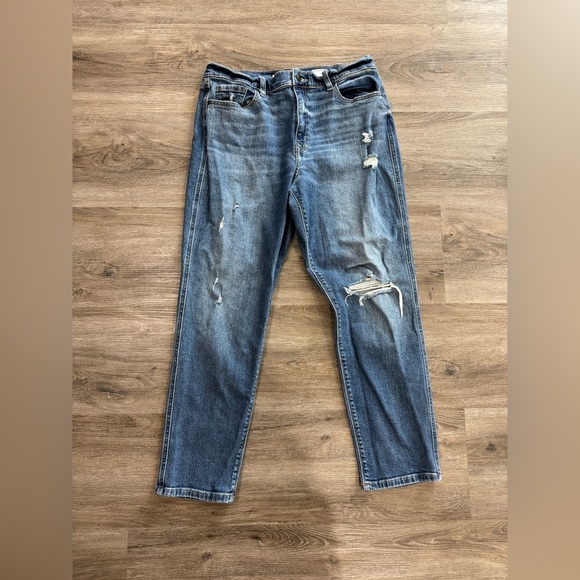 Eunina Women’s Rocky Super High Rise Boyfriend Distressed Jeans Sid 13 | 31w - Picture 1 of 5